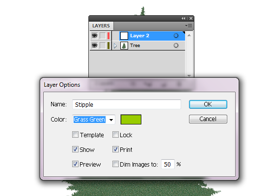 Stipple Layer Stipple Layer