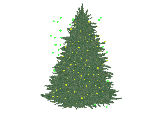 Ungroup and Move Ungroup and move stipples outside of the tree area to inside the tree