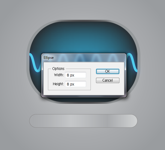 Ellipse 8px by 8px