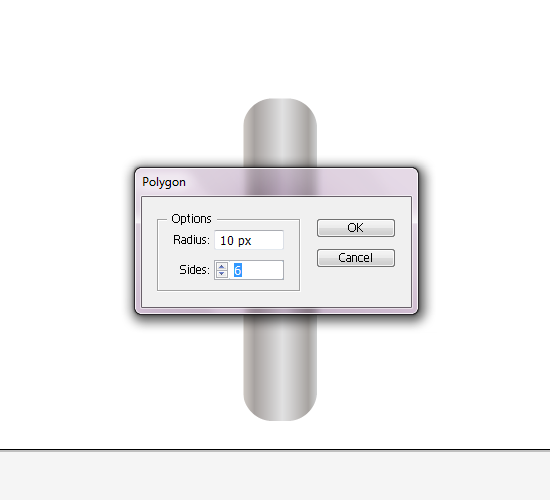Polygon Tool 10px with 6 Sides