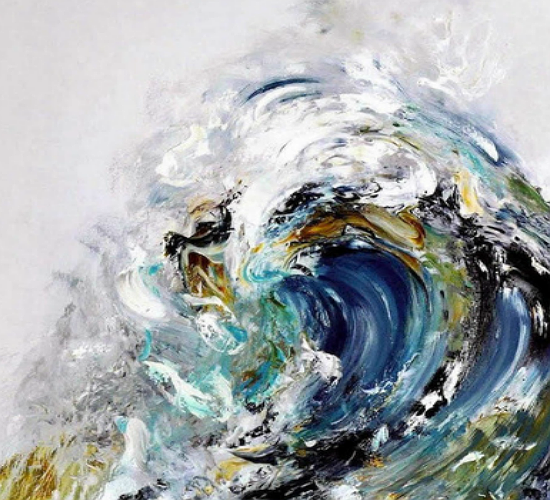 Summer Wave Tunnel by Maggi Hambling Summer Wave Tunnel by Maggi Hambling