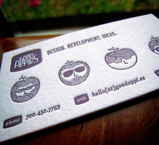 Good Apples Business Card Good Apples Business Card