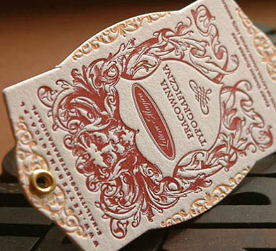 Letterpress Lettra Business Card by Lettera Magica Letterpress Lettra Business Card by Lettera Magica