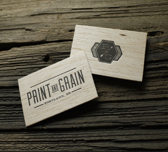 Letterpress Wood And Cotton Paper BC by Print & Grain Letterpress Wood And Cotton Paper BC by Print & Grain