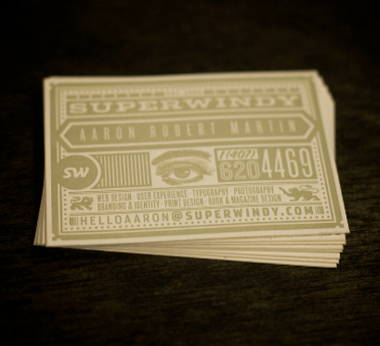 Super Windy Business Card Super Windy Business Card