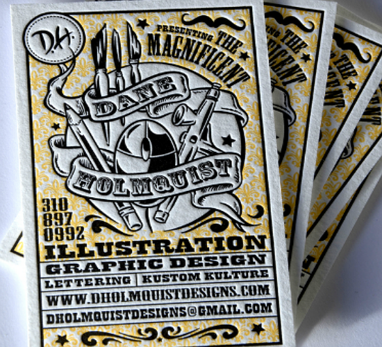 The DH Business Card by Dane Holmquist The DH Business Card by Dane Holmquist