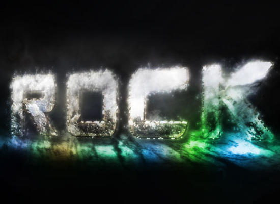 Design a Snowy Rock Text Effect in Photoshop