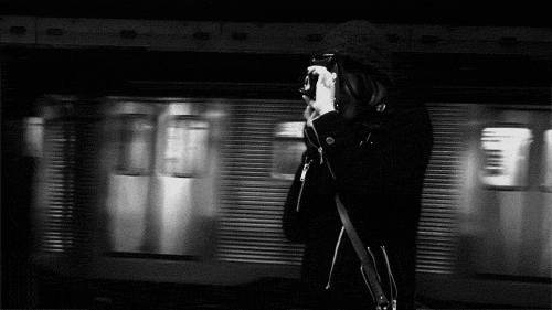 Shooting in the subway by Sam Cannon