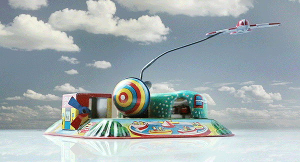 Toy Trains by Bernardo Borrat