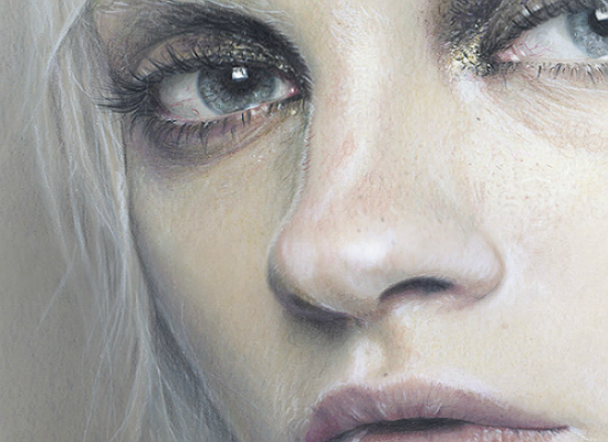 Ginta Face Study 2 Detail by Bec Winnel