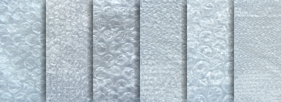 Bubble Wrap Title Header