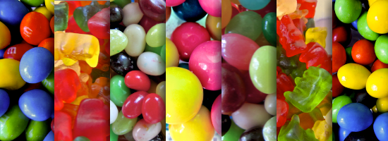 Candy Title Header