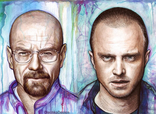 Untitled by <b>Giorgio Baroni</b> - Breaking-Bad-Walter-And-Jesse-by-Olga-Shvartsur