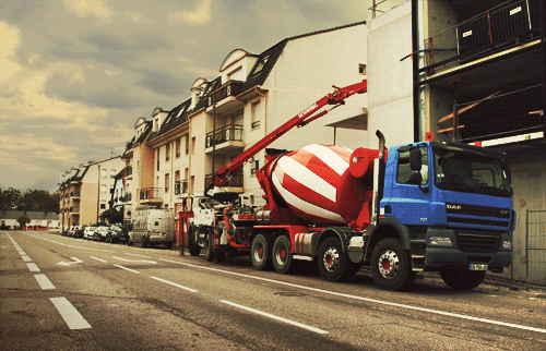 Cement Truck by Julien Douvier